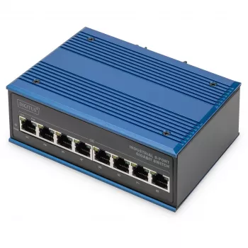 Switch unmanaged Digitus DN-651121 8 porte Gigabit Ethernet PoE