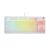 Tastiera SteelSeries Apex 3 TKL US, bianco