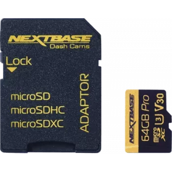 Scheda microSD Nextbase U3 con 64GB