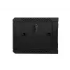 Lanberg WF01-6406-10B armadio rack da parete da 19 pollici, 6U, 600x450x368 mm, porta in vetro, 60 kg, nero