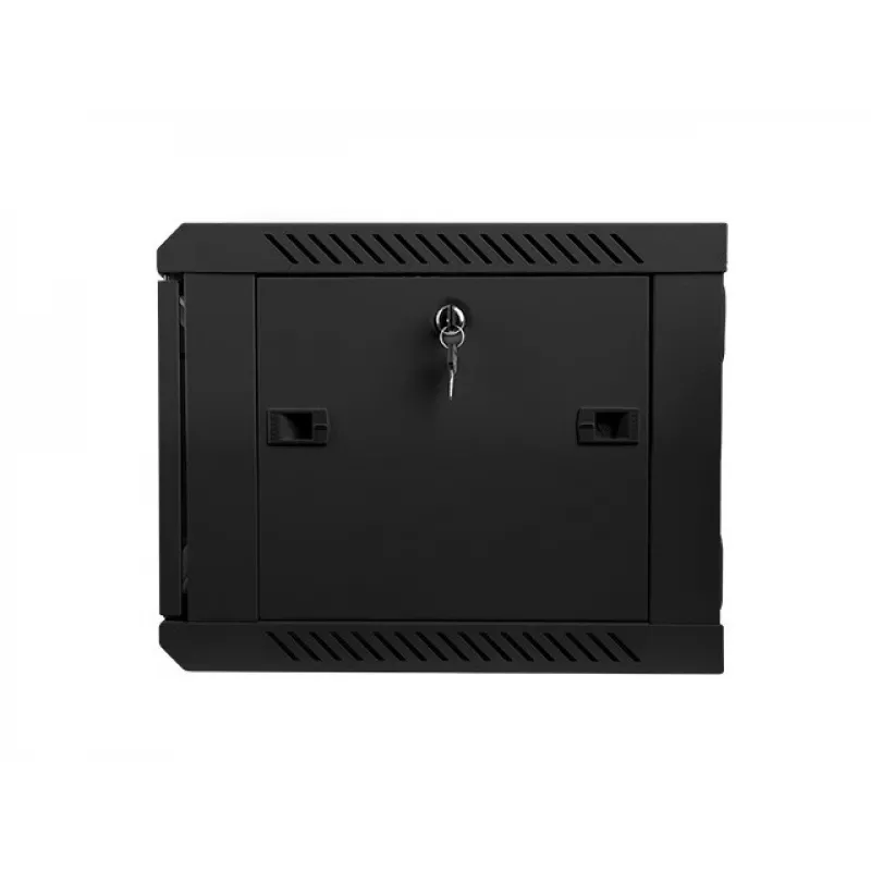 Lanberg WF01-6406-10B armadio rack da parete da 19 pollici, 6U, 600x450x368 mm, porta in vetro, 60 kg, nero