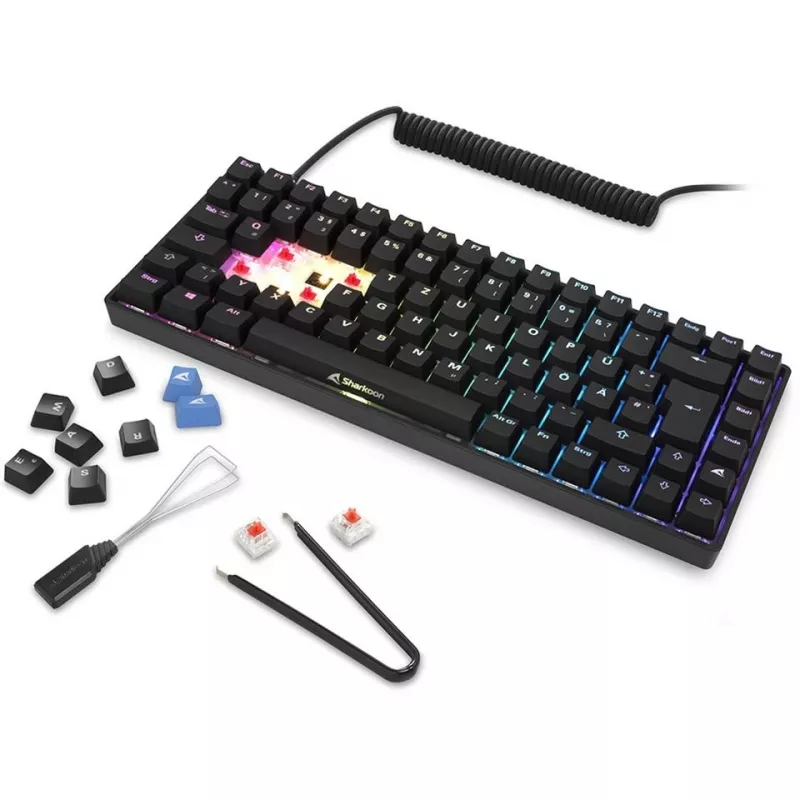 Sharkoon SKILLER SGK50 S3 tastiera da gaming USB QWERTZ tedesco nero