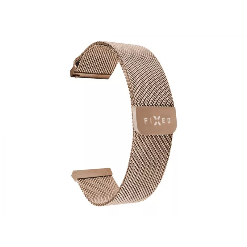 Cinturino per orologio FIXED Mesh Strap Fixed 18mm acciaio inox cambio rapido oro