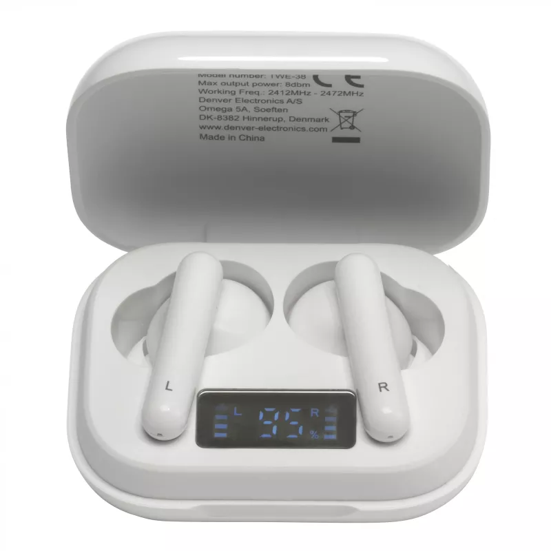Denver TWS TWS Earbuds TWE-38 bianco