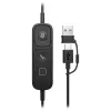 Cuffia con filo USB monaurale Poly Mission 615 — peso 117,5 g