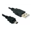 Cavo USB DeLOCK 82252 USB 2.0 1,5 m USB A Mini-USB B nero