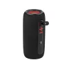 Altoparlante stereo portatile TRACER Stripe nero — 10 W RMS, Bluetooth/cablato, USB-A e USB-C, MicroSD, batteria ricaricabile integrata (fino a 5 h)