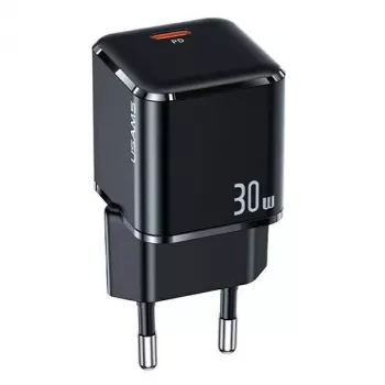 Caricabatterie da parete usams T45 30W USB‑C PD3.0 per smartphone e tablet