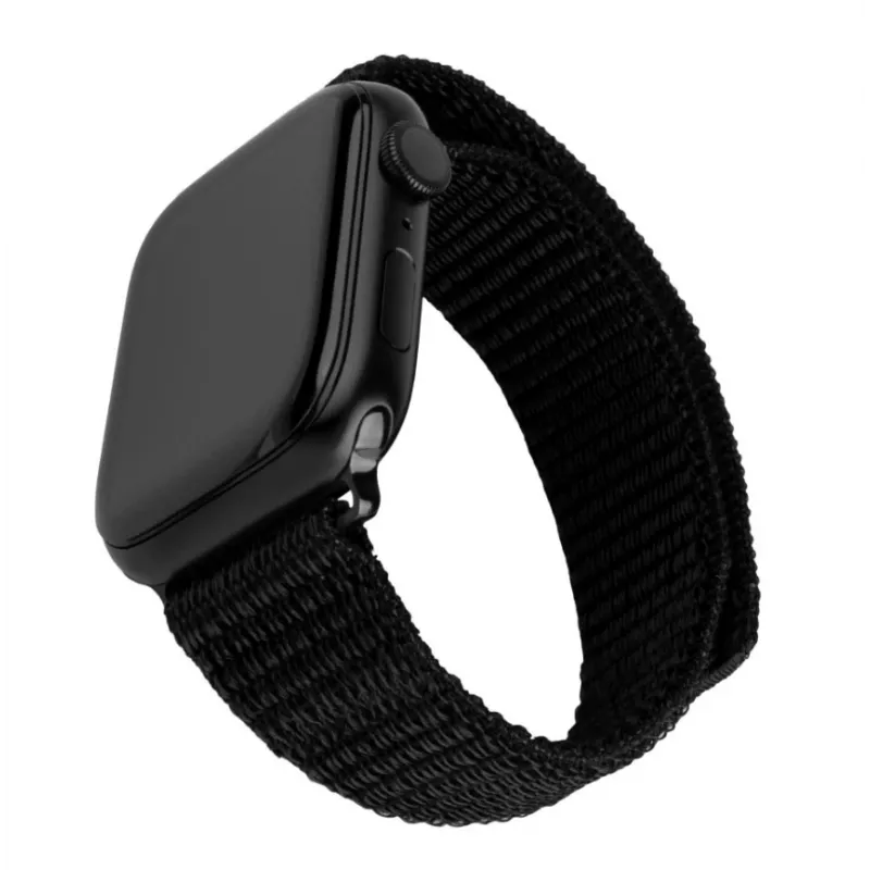 Cinturino per orologio in nylon FIXED Sporty Strap FIXNST2-436-BK per orologi 38/40/41mm, nero