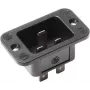 Spina elettrica C20 Bachmann 917.173, 250 V, 16 A, termoplastica, nero