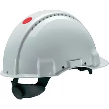 Casco di sicurezza 3M G3000 bianco – taglia regolabile, protezione industriale per la testa