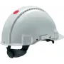 Casco di sicurezza 3M G3000 bianco – taglia regolabile, protezione industriale per la testa