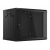 Rack a parete LANBERG 9U (600×450×507 mm) IP20, carico max. 60 kg, nero