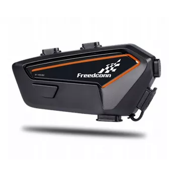 Auricolari FreedConn F1 V2 EU — Bluetooth 5.2, IP65, batteria 1100 mAh, fino a 48 ore di conversazione, radio FM, microfono, clip