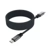 Cavo magnetico intrecciato USB-C su USB-C FIXED FIXDBM-CC12-GR, USB 2.0, 1,2 m, grigio