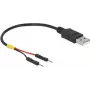 Cavo USB DeLOCK 85400 0,1 m USB A nero