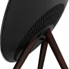 Lautoparlante Beosound A9 5. Generation Black Anthracite (retro nero/copertura nera/gambe Dark Oak)