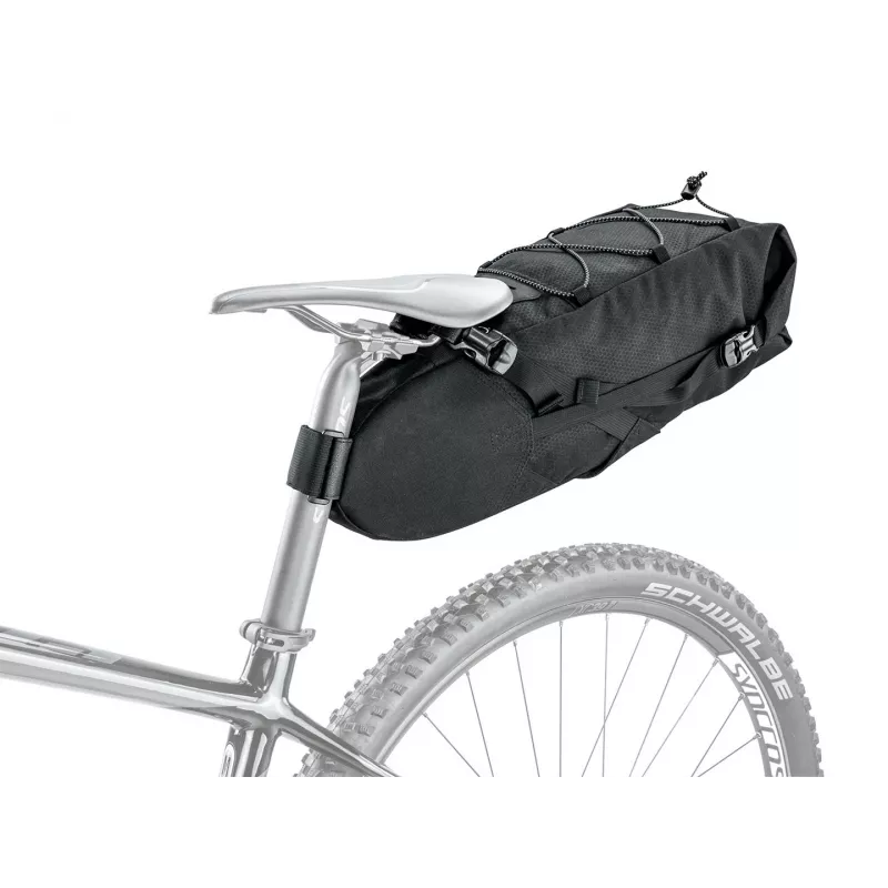 Borsa sottosella TOPEAK BackLoader 10 L — borsa da bici da sella, nylon e polietilene, 600×200×180 mm
