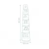 Little Smoby Magic Tower piramide d'acqua impilabile
