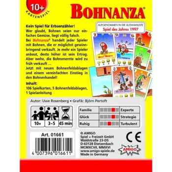 Bohnanza, gioco di carte