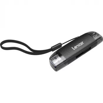 Lettore di schede Lexar LRW310X-BNBNG USB 2.0 Type-A/Type-C nero