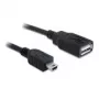 Cavo USB DeLOCK 82905 USB 2.0 0,5 m USB A Mini-USB B nero
