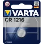Varta CR1216 cella elettronica litio 3 25mAh blister - batteria - CR1216