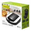 Tostiera sandwich maker Maestro MR-709 3in1 750W – pressa per sandwich, piastre grill e waffle, bianco