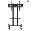 Maclean MC-739 carrello professionale per TV su ruote, 32-65 pollici (165,1 cm), max 40 kg, VESA fino a 400x600, nero