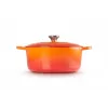 Le Creuset 21177280902430 6,7 L pentola rotonda arancione, rosso