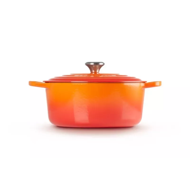Le Creuset 21177280902430 6,7 L pentola rotonda arancione, rosso