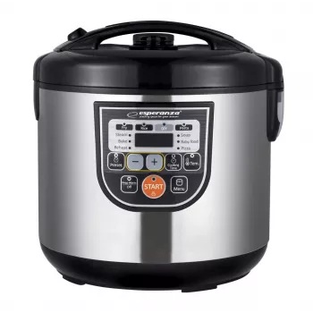 Multicooker ESPERANZA EKG011, capacità 5 L, 860 W, nero/acciaio inox