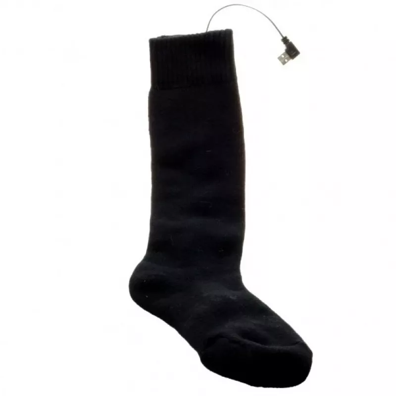 Glovii GQ2L calze riscaldate, taglia L (41-46), nere