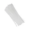 Set organizzatore di cavi QOLTEC 52236 — 100 pezzi, bianco