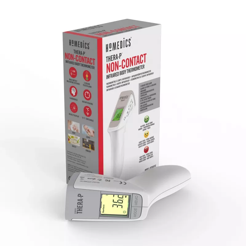 Termometro a infrarossi senza contatto HoMedics TE-450-EU — misurazione della temperatura senza contatto, risposta rapida