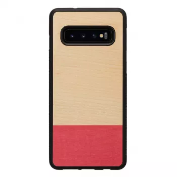 Custodia per smartphone man and wood per Galaxy S10 — miss match nero