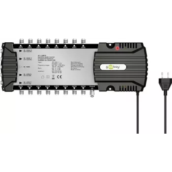 Goobay multiswitch satellitare 5 ingressi/16 uscite (64876)