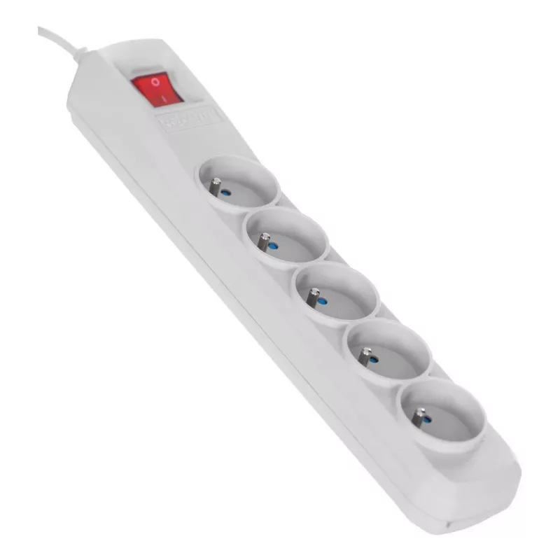 Ciabatta con cavo Activejet grigia ACJ COMBO 5G/5M/BEZP. AUT/S