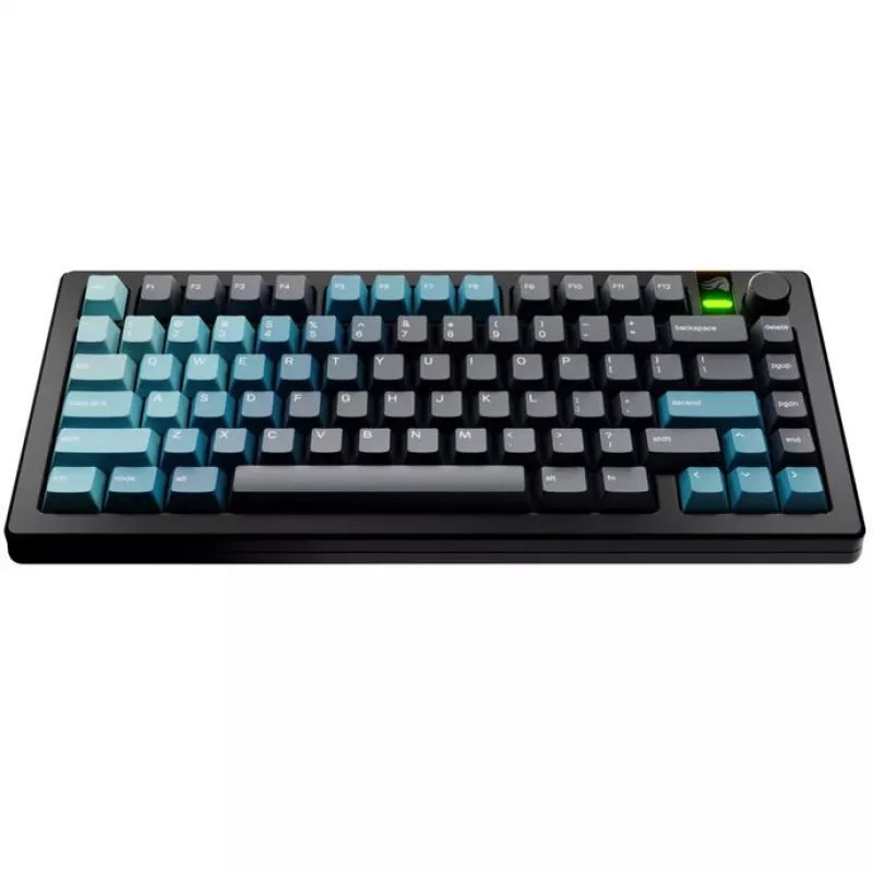 Keycaps GLORIOUS GPBT Gradient Celestial Ice – layout ANSI, set keycap PBT sublimazione