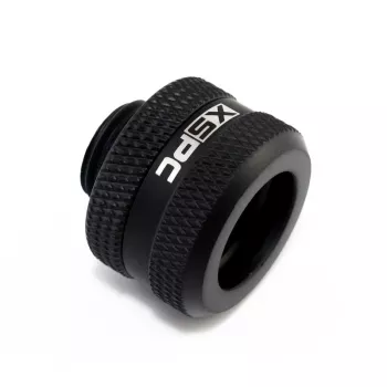 Connettore XSPC G1/4 per hardtube 14 mm, nero opaco - 8 pz.