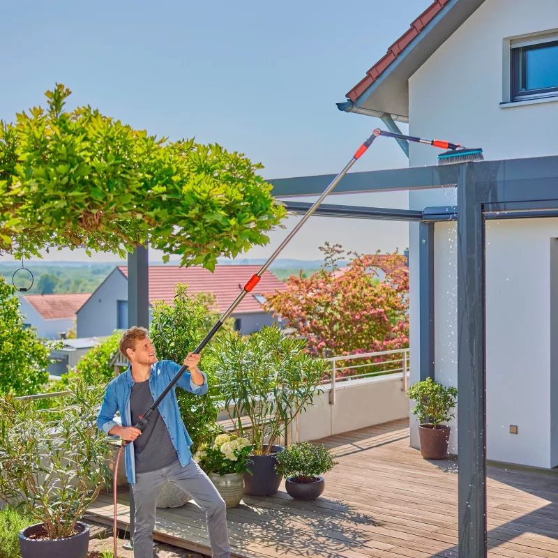 Manico telescopico Gardena Cleansystem M-XL, 155–260 cm