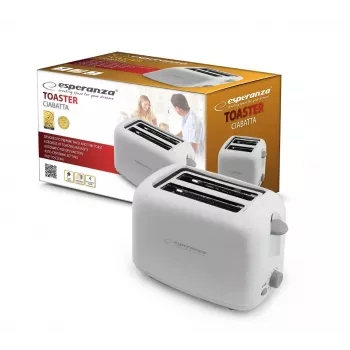 Esperanza EKT002 Caprese 2 fette 600 W bianco
