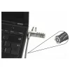 Dicota Security Cavo T-Lock, combinazione, chiuso slot 3x7mm