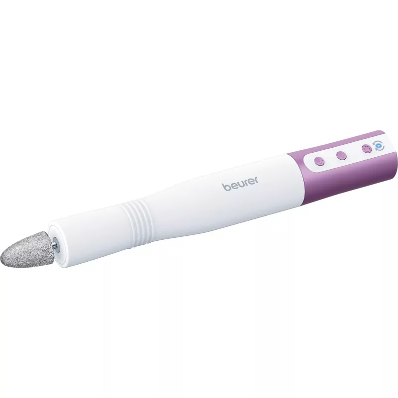 Apparecchio per la cura delle unghie Beurer MP 52 — set elettrico per manicure/pedici, bianco e viola