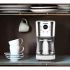 Blaupunkt CMD802WH Display 1,5 l macchina da caffè americano argento