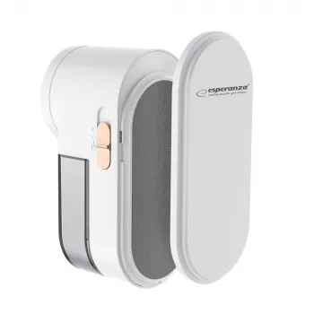 Rasapelucchi ESPERANZA ECS010 rimuovi pelucchi elettrico compatto, 6 lame, acciaio inox, testina Ø5,3 cm, ricaricabile 485 mAh, 60 min di autonomia, bianco