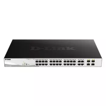 D-Link DGS-1210-28MP/E Switch di rete Managed L2 Gigabit Ethernet (10/100/1000) Power over Ethernet (PoE) 1U nero, grigio