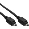 Cavo FireWire 400 1394 InLine 4 pin connettore maschio / connettore maschio 3 m