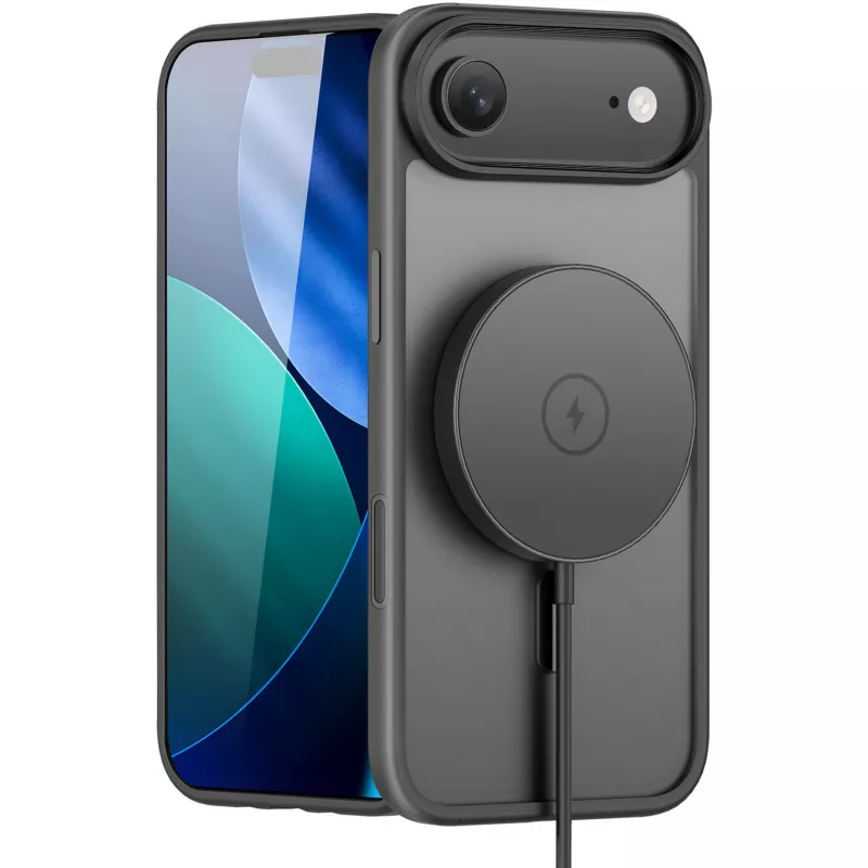 StyleShell INVISIO, custodia per cellulare nero, iPhone 17 Air, compatibile MagSafe