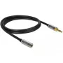 Cavo audio 3,5 mm DeLOCK 85780 1 m nero grigio